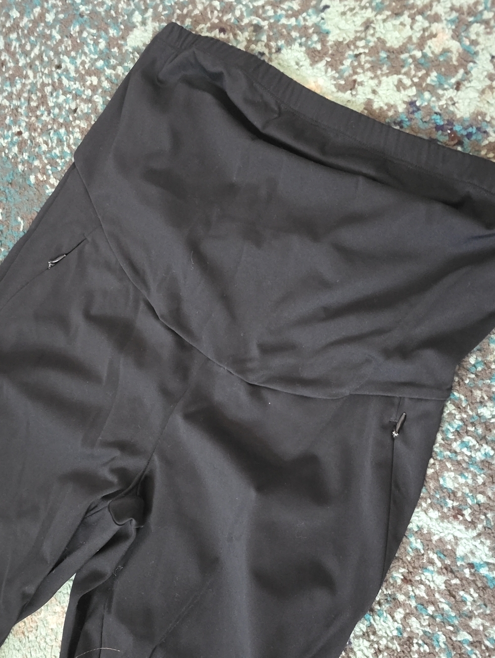Women’s High-Waist MATERNITY YOGA Black WIDE LEG